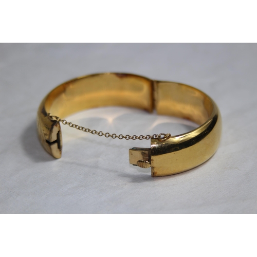 1132 - 9CT 1/20TH ROLLED GOLD BRIGHTCUT BRACELET - 30G