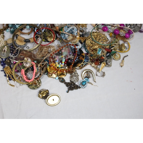 527 - QUANTITY OF COSTUME JEWELLERY