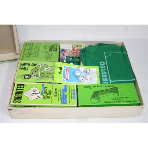 637 - VINTAGE SUBBUTEO GAME PLUS ACCESORIES