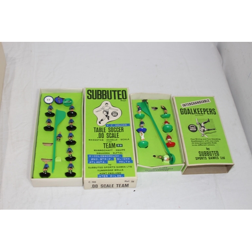 637 - VINTAGE SUBBUTEO GAME PLUS ACCESORIES