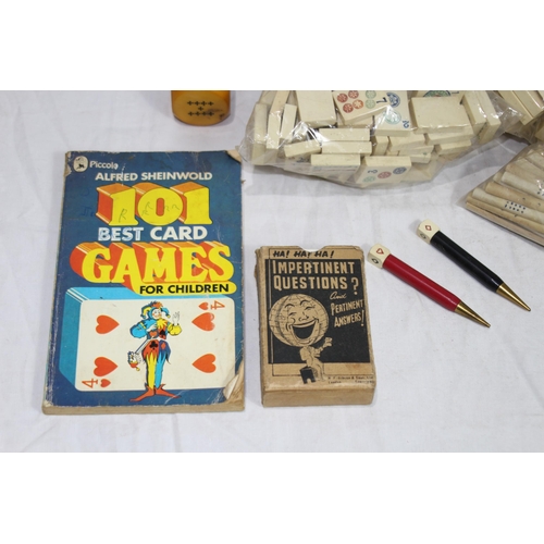 640 - QUANTITY OF VINTAGE GAMES ETC