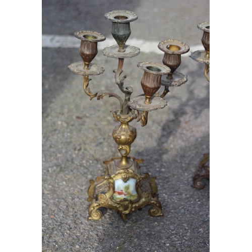 199 - QUANTITY OF CANDLESTICKS AND LAMPS