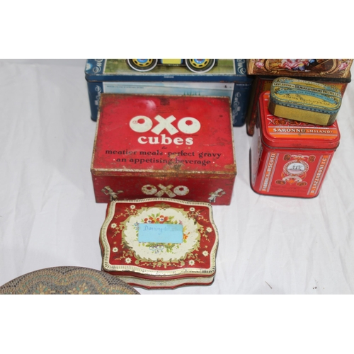 510 - QUANTITY OF VINTAGE TINS ETC