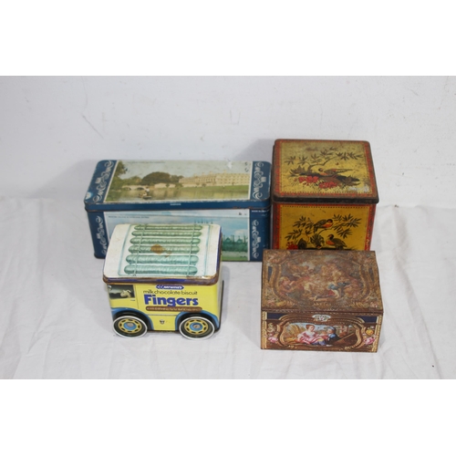 510 - QUANTITY OF VINTAGE TINS ETC