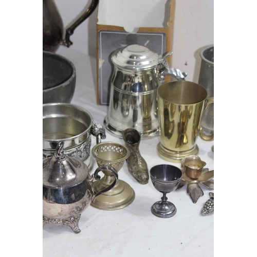 544 - QUANTITY OF PLATED-WARE ETC