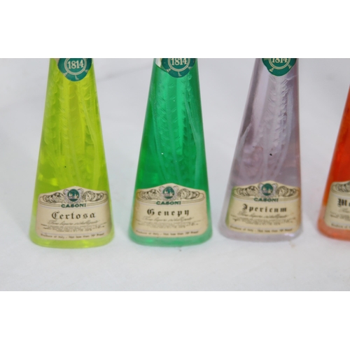 540 - 10 X 1970'S ITALIAN CASONI CRISTALLIZZATO LIQUER MINIATURES