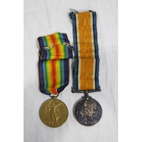 691 - WWI DUO MEDALS GROUP TO ARMY CYCLIST CORPS TO 10883 PTE J.GRANT A. CYC. CORPS