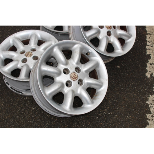 464 - SET OF 4 MG ALLOY WHEELS 
41 X 18CM