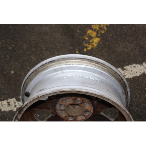 464 - SET OF 4 MG ALLOY WHEELS 
41 X 18CM