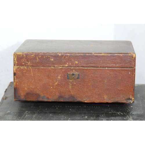 565 - 2 X ANTIQUE BOXES 
38 X 26 X 18CM