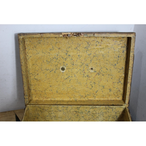 565 - 2 X ANTIQUE BOXES 
38 X 26 X 18CM