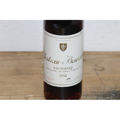 686 - SMALL BOTTLE OF 1988 CHATEAU BOURDON SAUTERNES