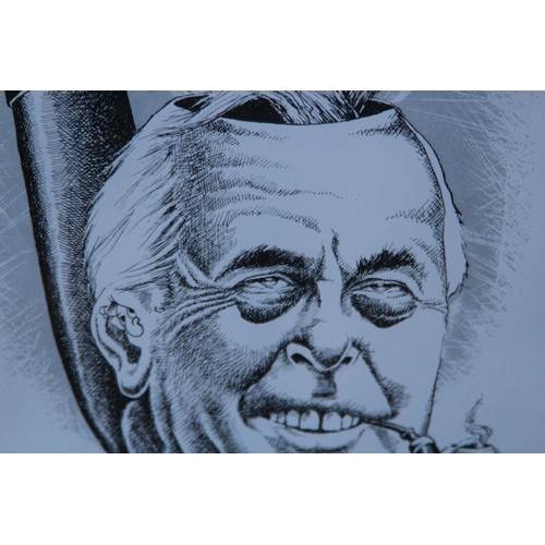 120 - 2 X BRITISH PRIME MINISTERS BY CARTER McKEAGUE LIMITED EDITION CARICATURES DRAWINGS
39 X 34CM