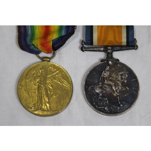 691 - WWI DUO MEDALS GROUP TO ARMY CYCLIST CORPS TO 10883 PTE J.GRANT A. CYC. CORPS