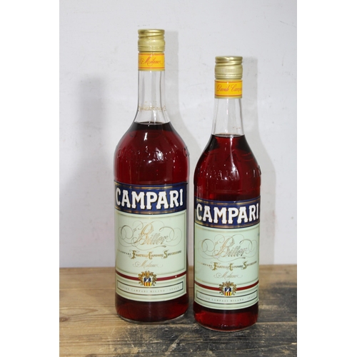 718 - 2 X BOTTLES OF CAMPARI