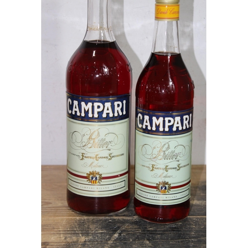 718 - 2 X BOTTLES OF CAMPARI