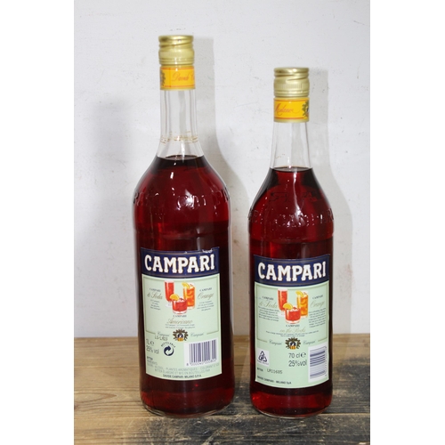 718 - 2 X BOTTLES OF CAMPARI