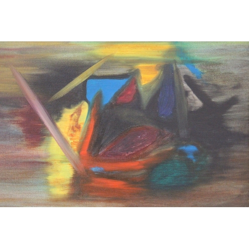 163 - RETRO OIL ON CANVAS SIGNED HARDY 67
96 X 75CM