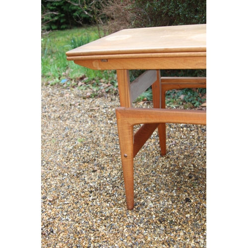 29 - DANISH TRIOH EXTENDING COFFEE /DINING TABLE 
149 X 54 X 53CM 91CM OPEN