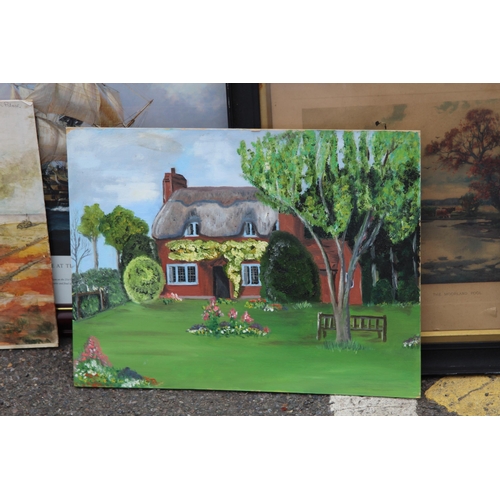 137 - QUANTITY OF VARIOUS PICTURES x12
68 X 52CM