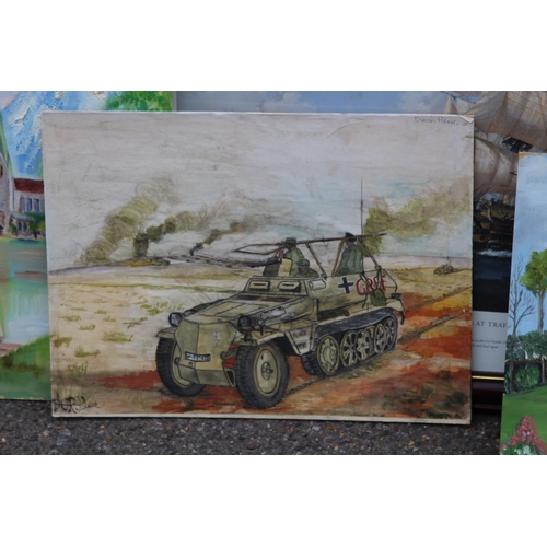 137 - QUANTITY OF VARIOUS PICTURES x12
68 X 52CM