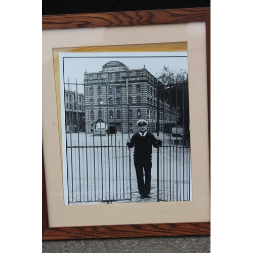140 - 2 X VINTAGE FRAMED PICTURES OF HARRODS
56 X 50CM