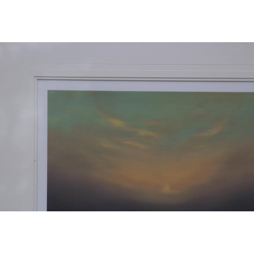 177 - LAWRENCE COULSON LIMITED EDITION 70/195 LARGE FRAMED GICLEE BY YOUR SIDE PRINT