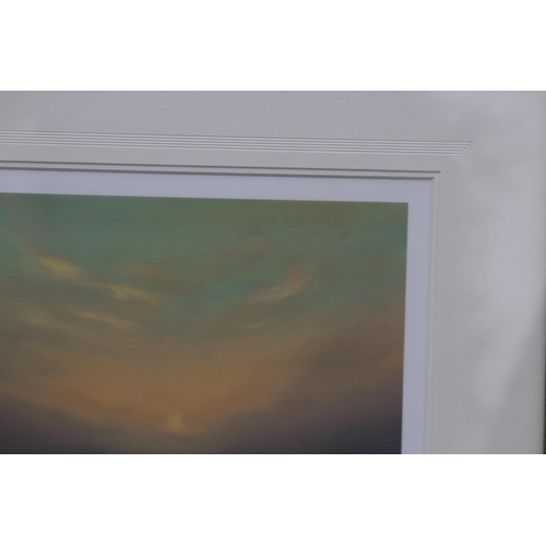 177 - LAWRENCE COULSON LIMITED EDITION 70/195 LARGE FRAMED GICLEE BY YOUR SIDE PRINT