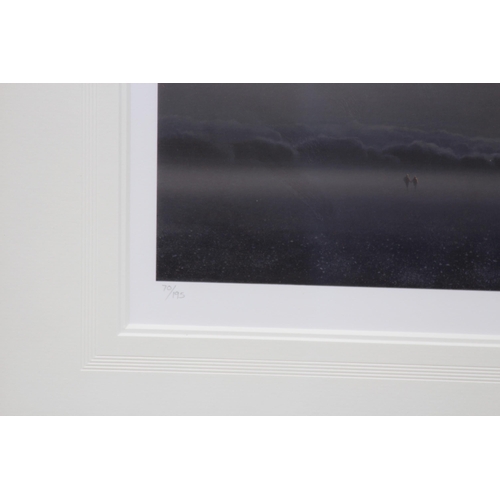 177 - LAWRENCE COULSON LIMITED EDITION 70/195 LARGE FRAMED GICLEE BY YOUR SIDE PRINT