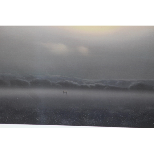 177 - LAWRENCE COULSON LIMITED EDITION 70/195 LARGE FRAMED GICLEE BY YOUR SIDE PRINT