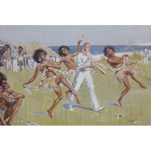 153 - 2 X PICTURES IMPOSSIBLE TOURS WITH THE M.C.C 
32 X 26.5CM