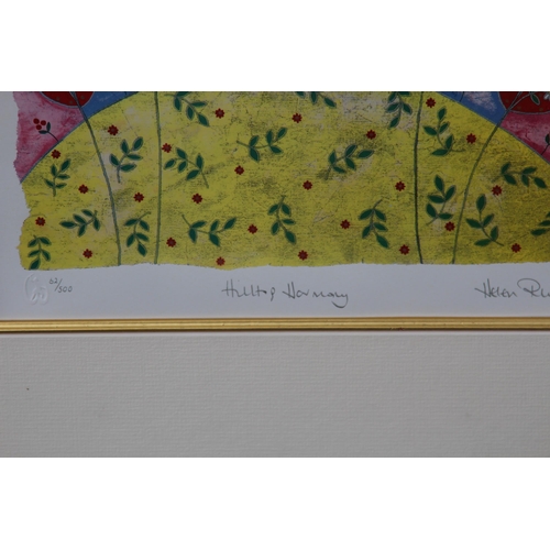 158 - 5 X HELEN RHODES SIGNED LIMITED EDITION FRAMED PRINTS
70 X 45CM