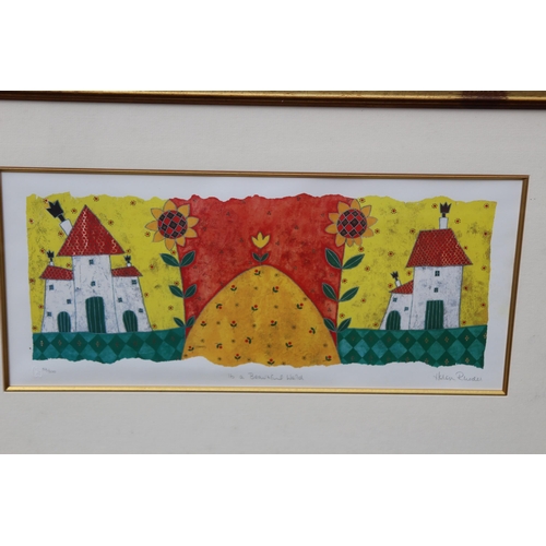 158 - 5 X HELEN RHODES SIGNED LIMITED EDITION FRAMED PRINTS
70 X 45CM