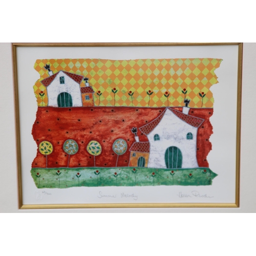 158 - 5 X HELEN RHODES SIGNED LIMITED EDITION FRAMED PRINTS
70 X 45CM