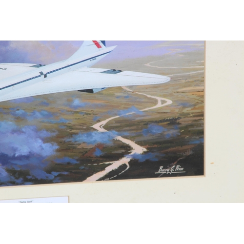 159 - 8 X MIXED LOT OF FRAMED CONCORDE PHOTOS AND SIGNED PRINTS
56 X 55CM