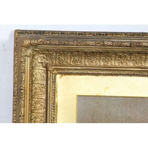 171 - TWO GILT PLASTER FRAMED PICTURES OF DOGS