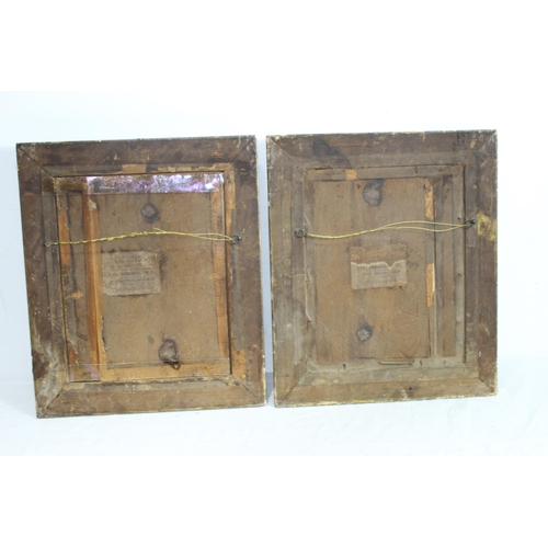 171 - TWO GILT PLASTER FRAMED PICTURES OF DOGS