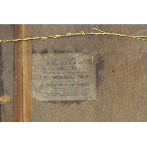 171 - TWO GILT PLASTER FRAMED PICTURES OF DOGS