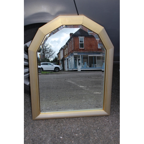 173 - SELECTION OF FOUR MIRRORS ALL WITH BARREL EDGE FINISH