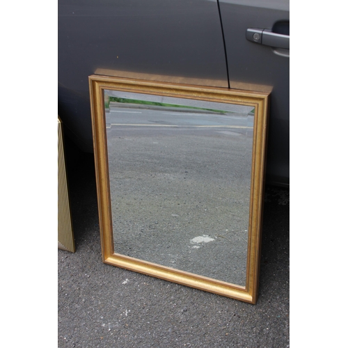 173 - SELECTION OF FOUR MIRRORS ALL WITH BARREL EDGE FINISH