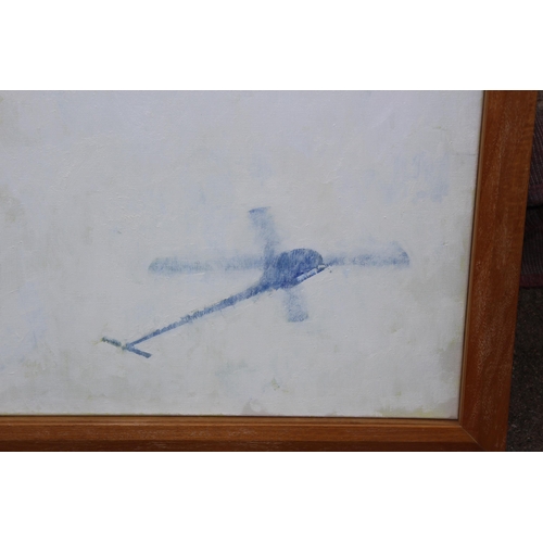 178 - LARGE OIL ON CANVAS 