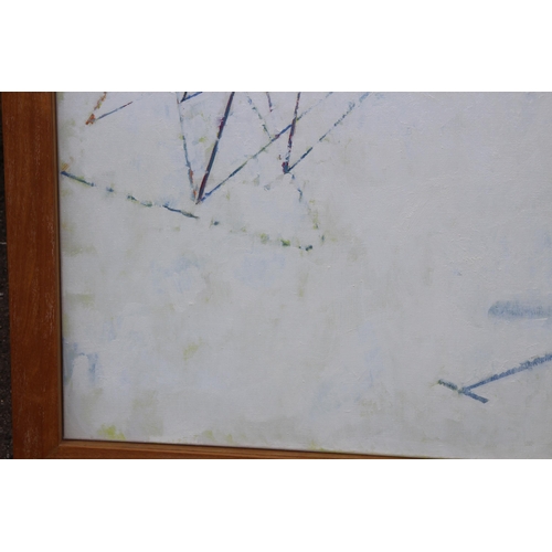 178 - LARGE OIL ON CANVAS 