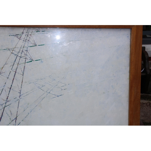 178 - LARGE OIL ON CANVAS 