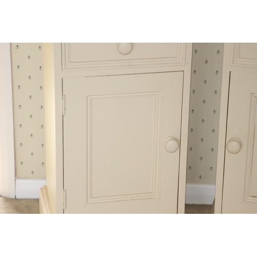 14 - PAIR OF PINE BEDSIDE TABLES 
37 X 27 X 71CM