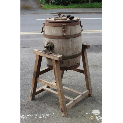 105 - ANTIQUE BUTTER CHURN
116 X 70 X 66CM