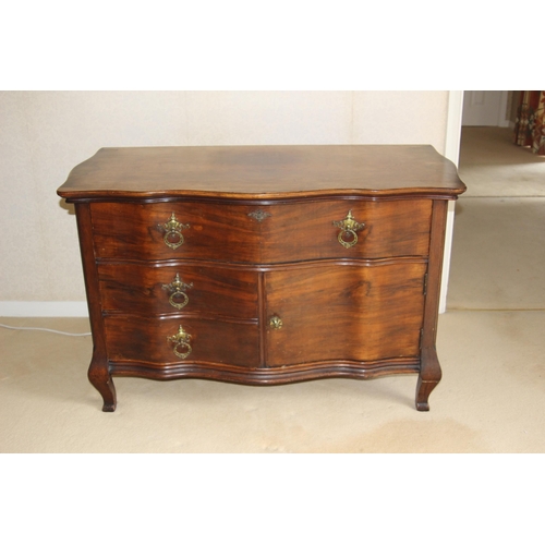 3 - EDWARDIAN CHEST OF DRAWERS 
103 X 48 X 66CM