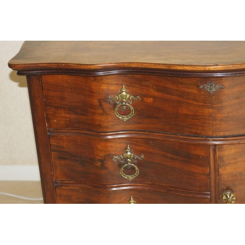 3 - EDWARDIAN CHEST OF DRAWERS 
103 X 48 X 66CM