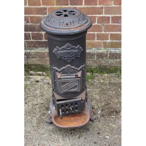 95 - VINTAGE THERMOCET NO 73 CAST IRON FIRE 
87 X 36CM