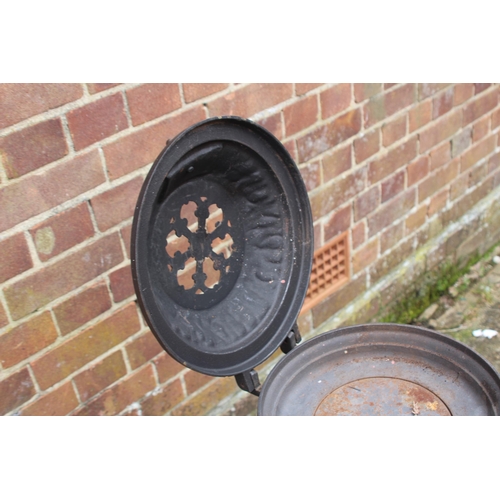 95 - VINTAGE THERMOCET NO 73 CAST IRON FIRE 
87 X 36CM