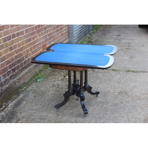 26 - VICTORIAN CARD TABLE 
94 X 93 X 70CM